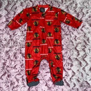 Chicago Blackhawks onesie sized 3-6 mo